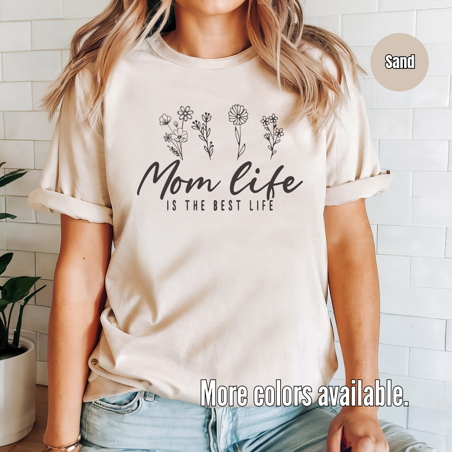 Mom Life Is The Best Life Unisex Softstyle T-Shirt