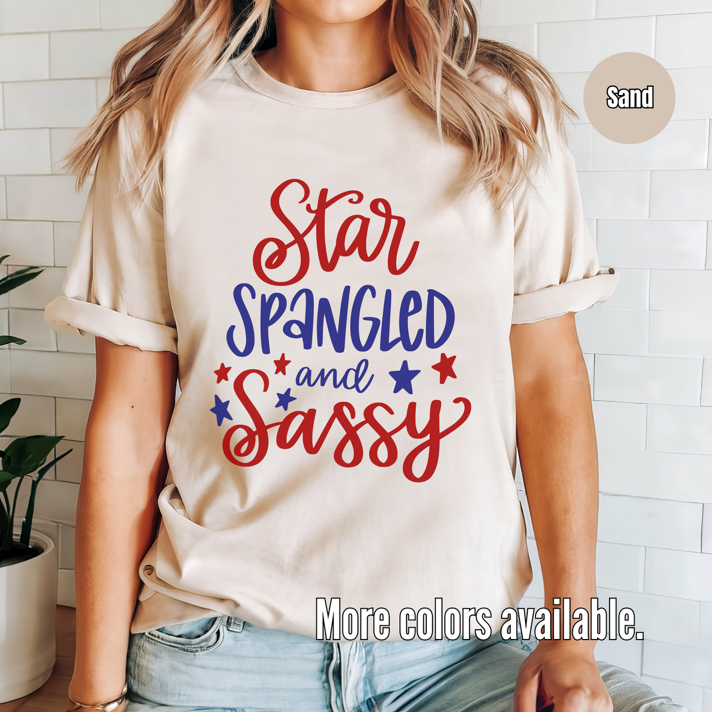 Star Spangled & Sassy Unisex Softstyle T-Shirt