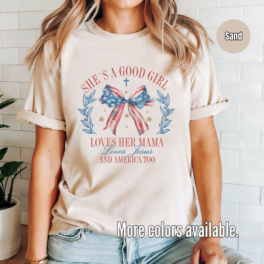 She's A Good Girl Loves Her Mama T-Shirt