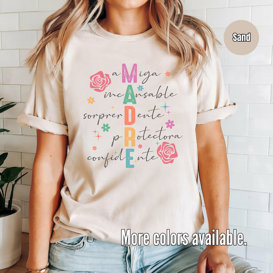 Madre Spanish Mothers Day Unisex Softstyle T-Shirt