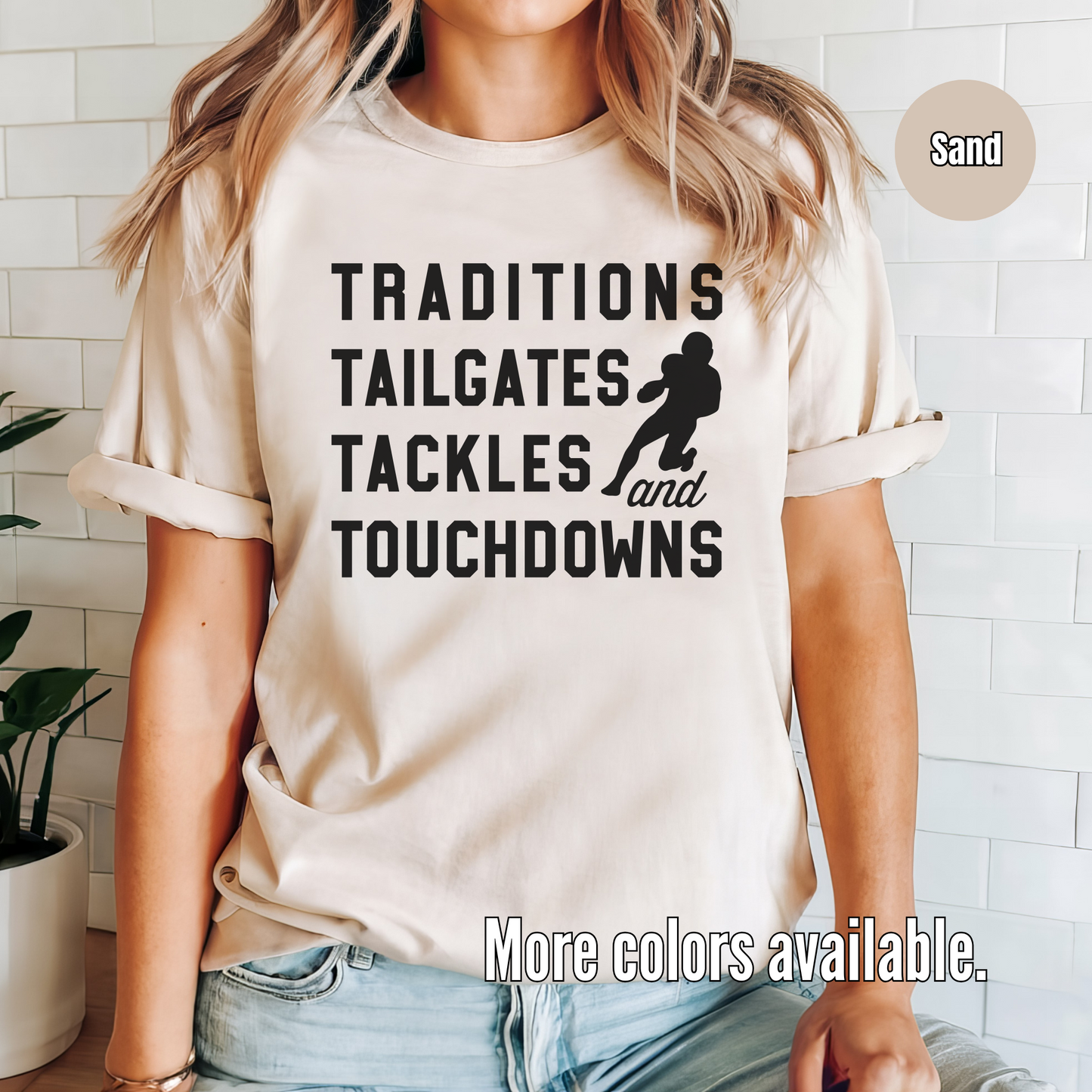 Traditions Tailgates Tackles And Touchdowns T-Shirt