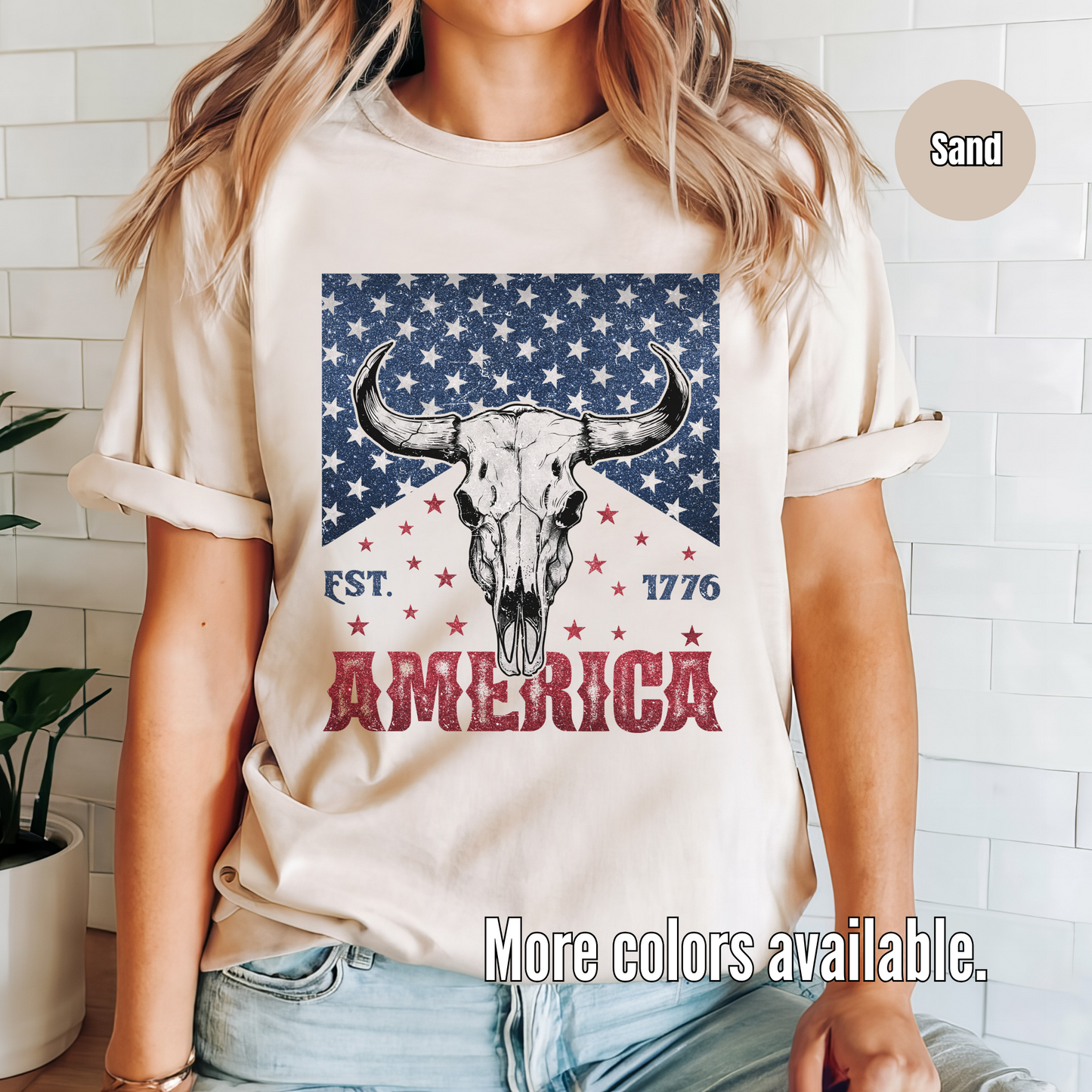 Western American Est 1776 Unisex Softstyle T-Shirt