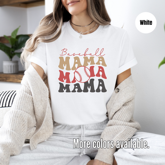 Baseball Mama Unisex Softstyle T-Shirt