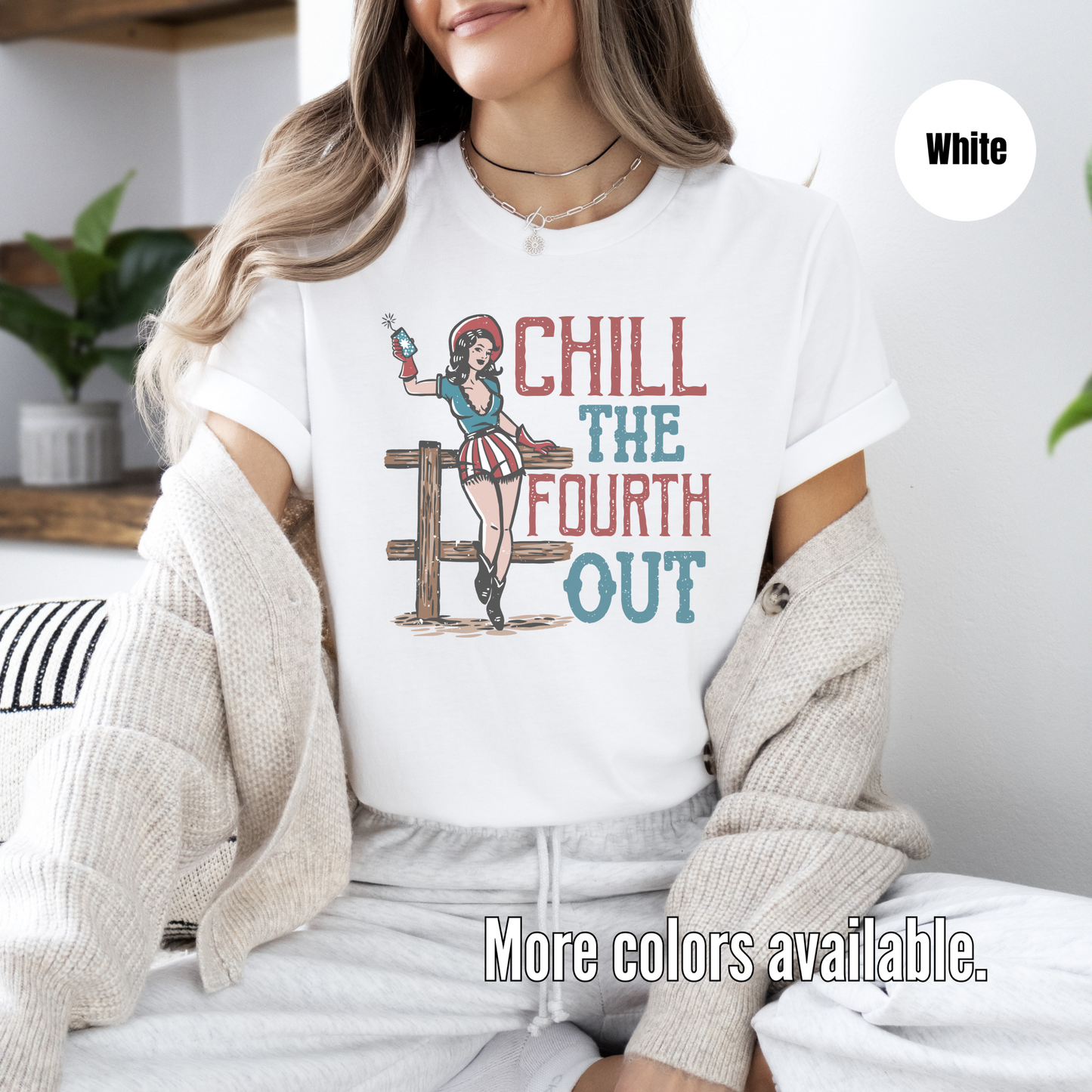 Chill The Fourth Out Unisex Softstyle T-Shirt