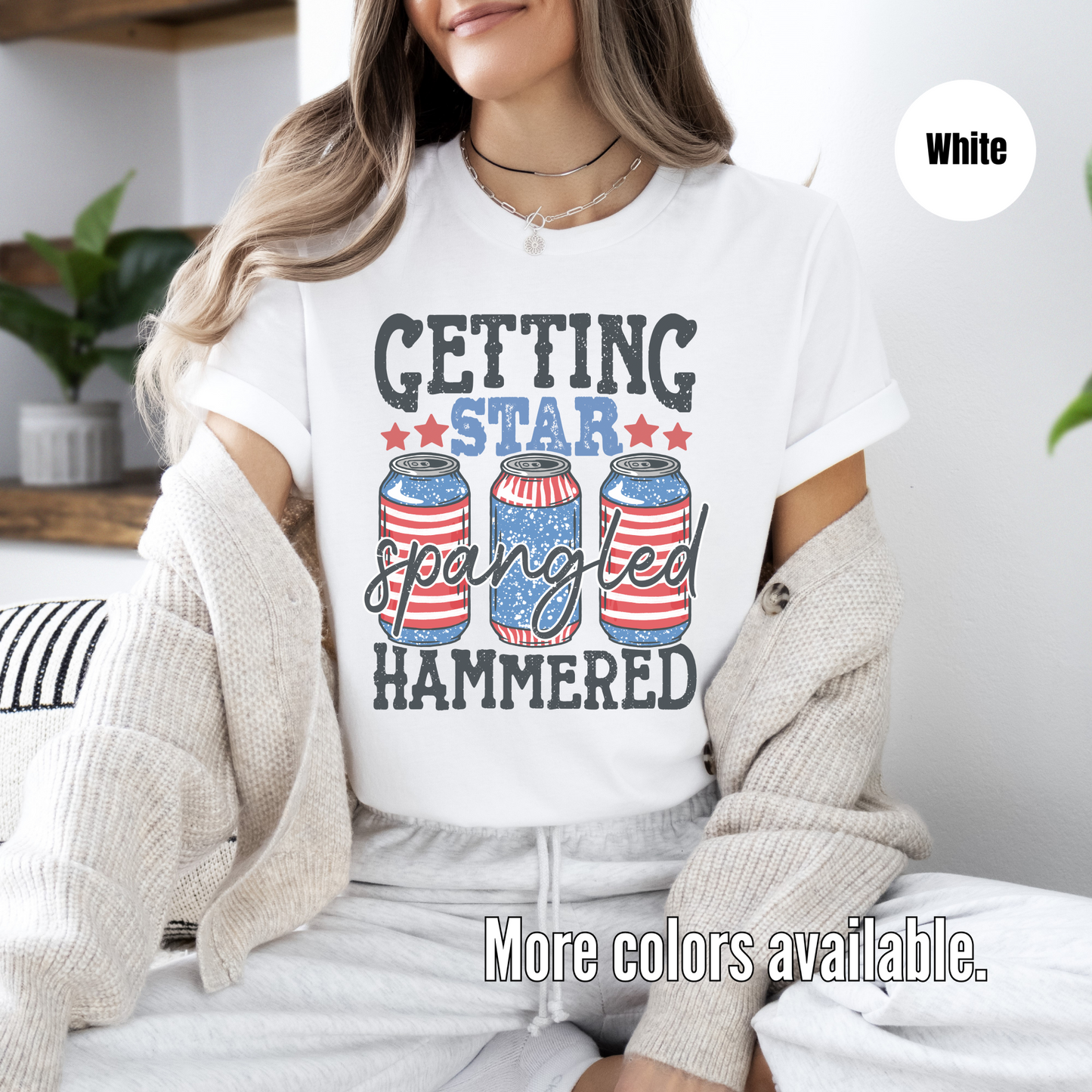 Getting Star Spangled Hammered Unisex Softstyle T-Shirt