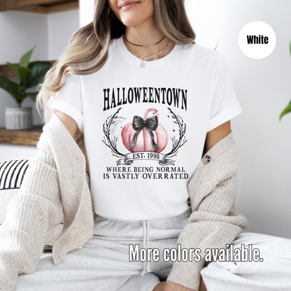 Halloweentown Normal Is Vastly Over Rated Coquette T-Shirt