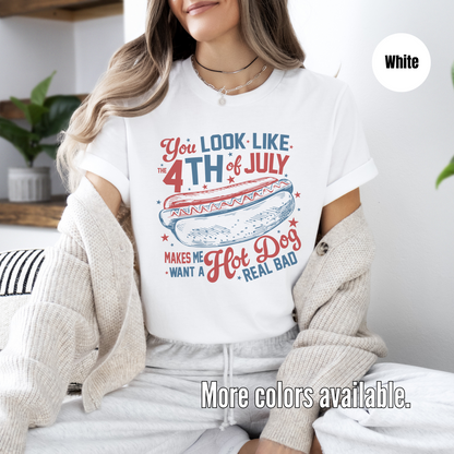 Hot Dog Real Bad Unisex Softstyle T-Shirt