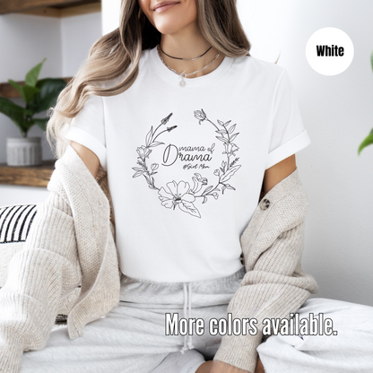 Mama Of Drama Girl Mom Unisex Softstyle T-Shirt