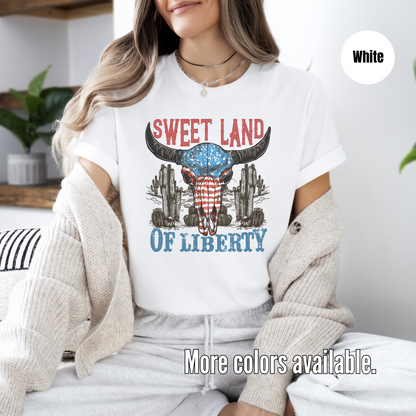 Sweet Land Of Liberty Unisex Softstyle T-Shirt