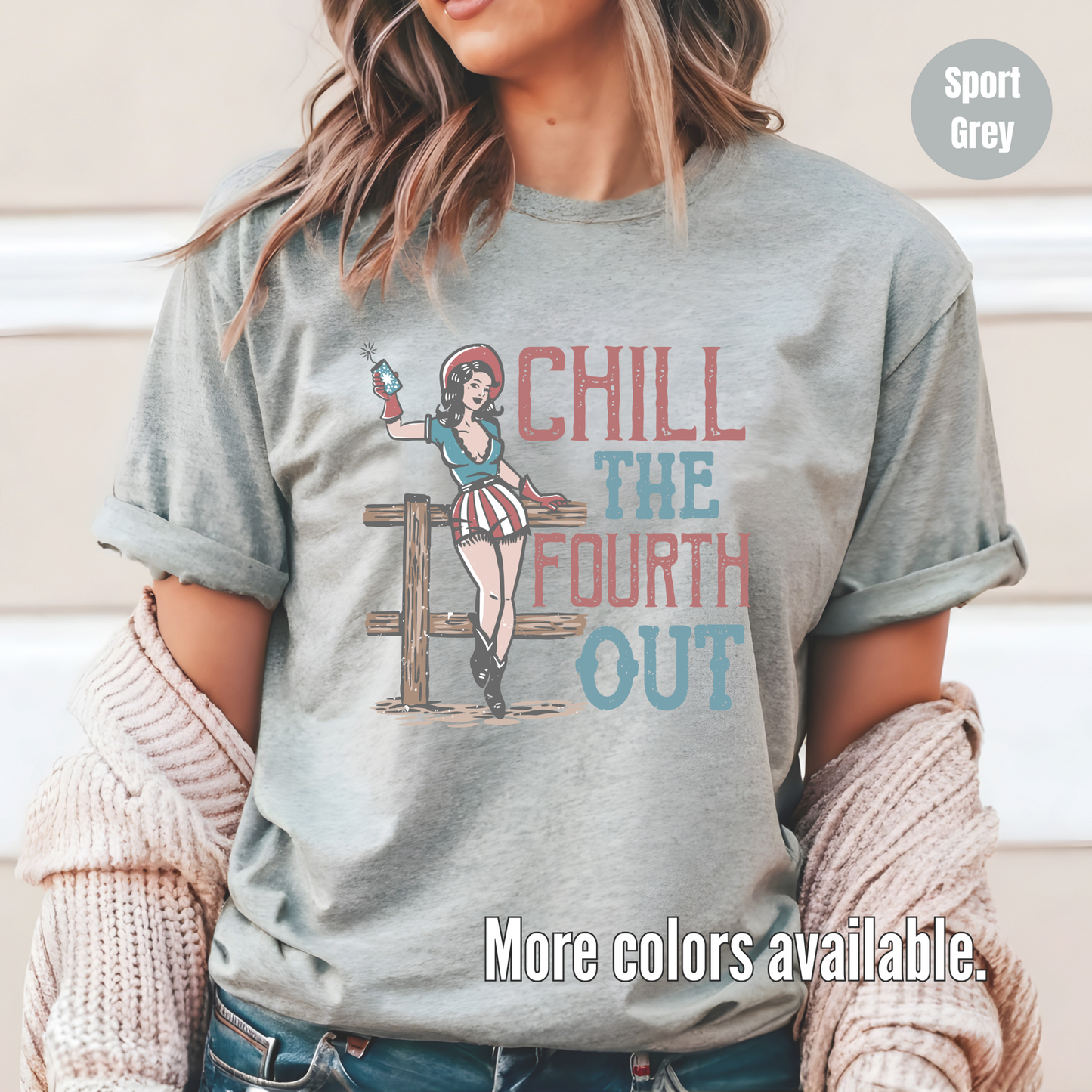 Chill The Fourth Out Unisex Softstyle T-Shirt