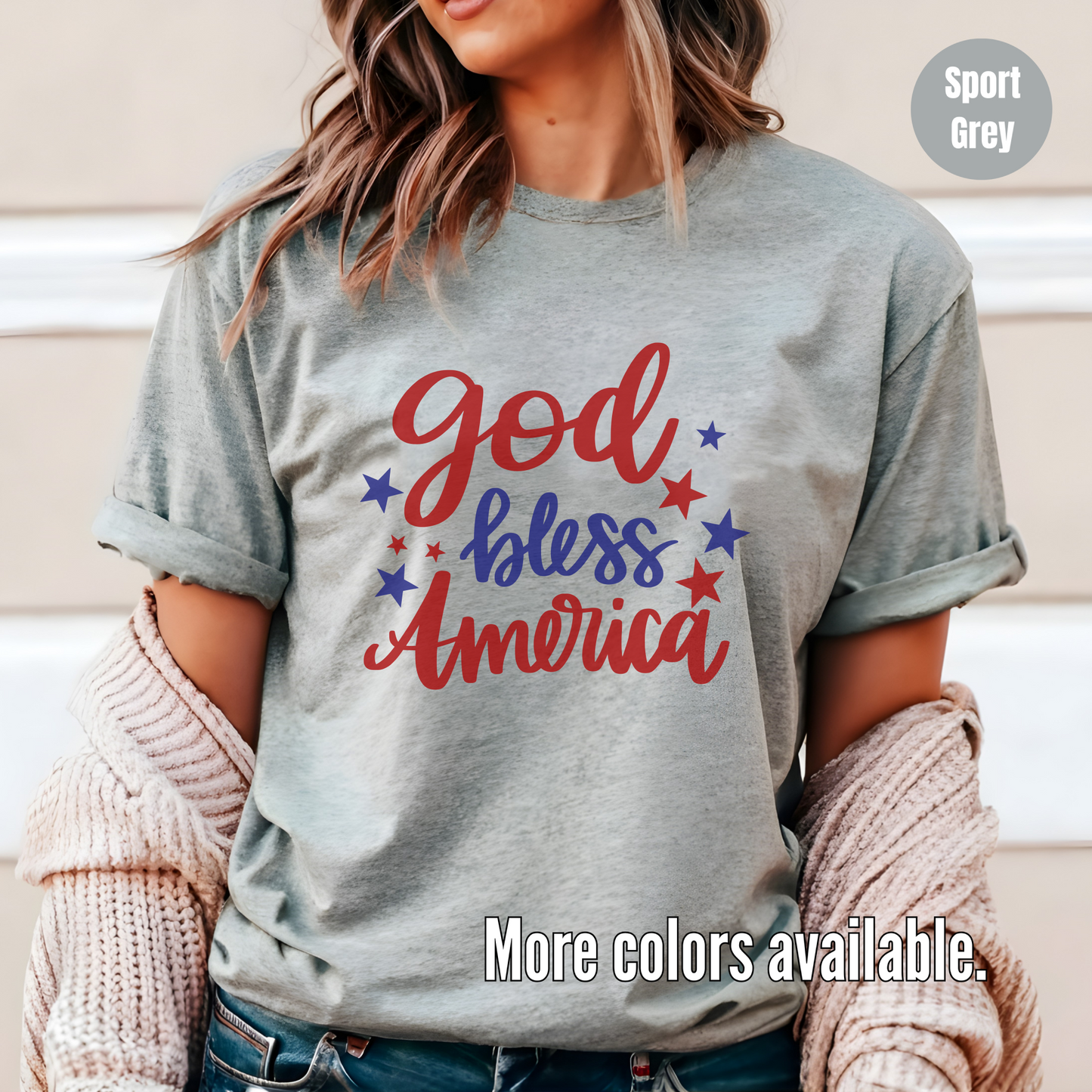 God Bless America Unisex Softstyle T-Shirt