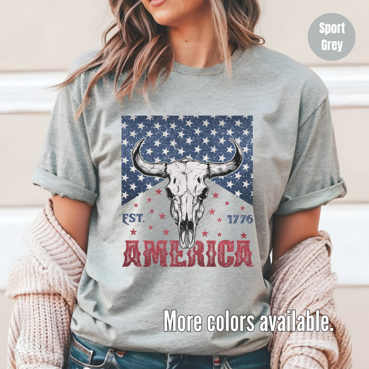 Western American Est 1776 Unisex Softstyle T-Shirt