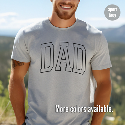 Dad Outline Unisex Softstyle T-Shirt