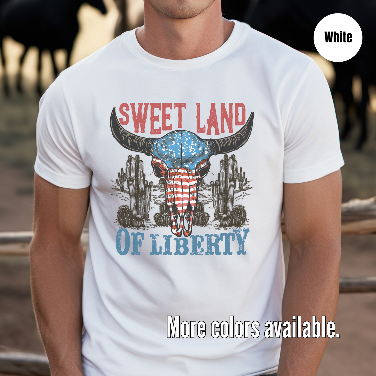 Sweet Land Of Liberty Unisex Softstyle T-Shirt