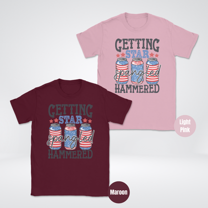 Getting Star Spangled Hammered Unisex Softstyle T-Shirt