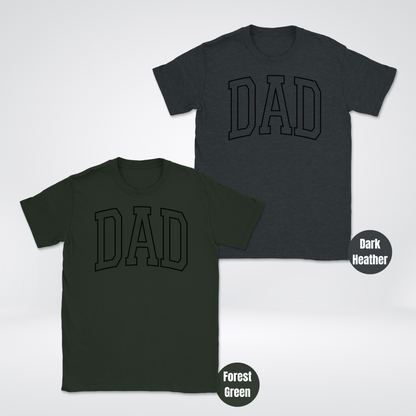 Dad Outline Unisex Softstyle T-Shirt