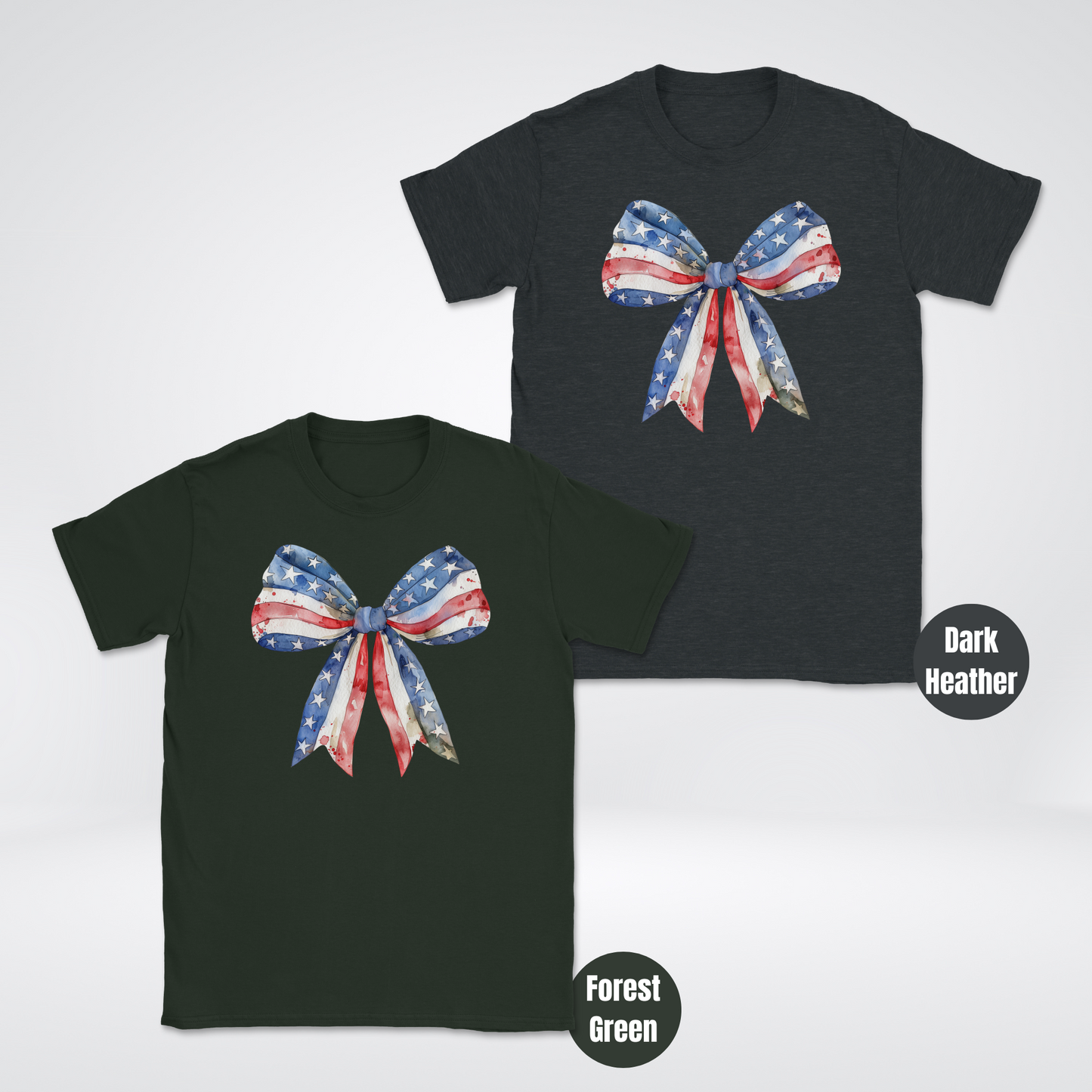 Flag Coquette Bow Unisex Softstyle T-Shirt