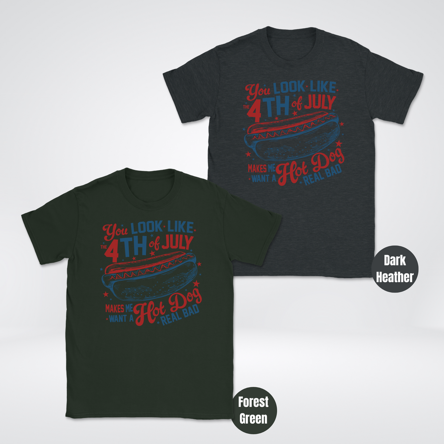 Hot Dog Real Bad Unisex Softstyle T-Shirt
