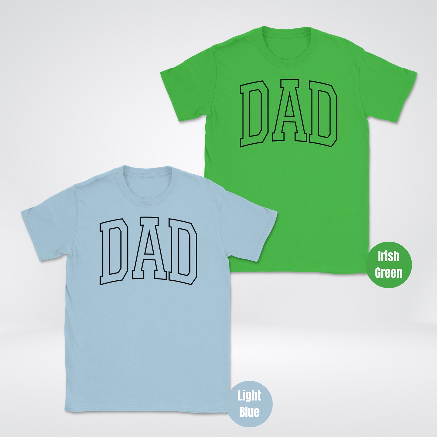 Dad Outline Unisex Softstyle T-Shirt