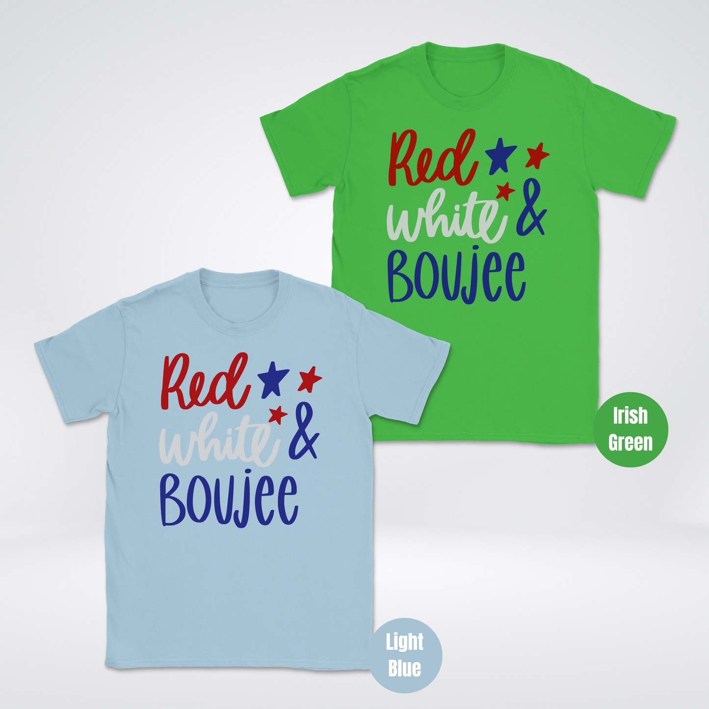 Red White & Boujee Unisex Softstyle T-Shirt