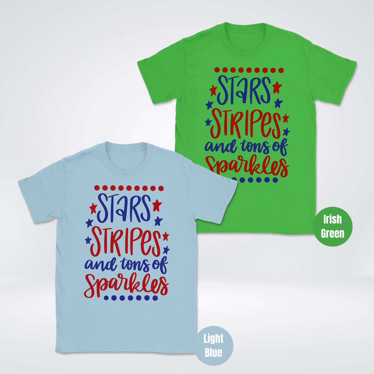 Stars Stripes And Tons Of Sparkles Unisex Softstyle T-Shirt