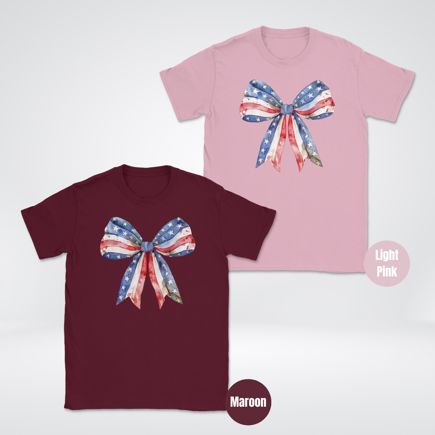 Flag Coquette Bow Unisex Softstyle T-Shirt