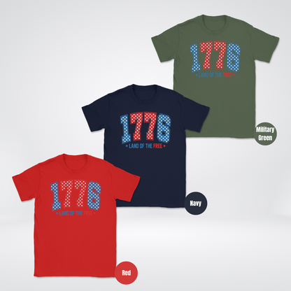 1776 Land Of The Free T-Shirt