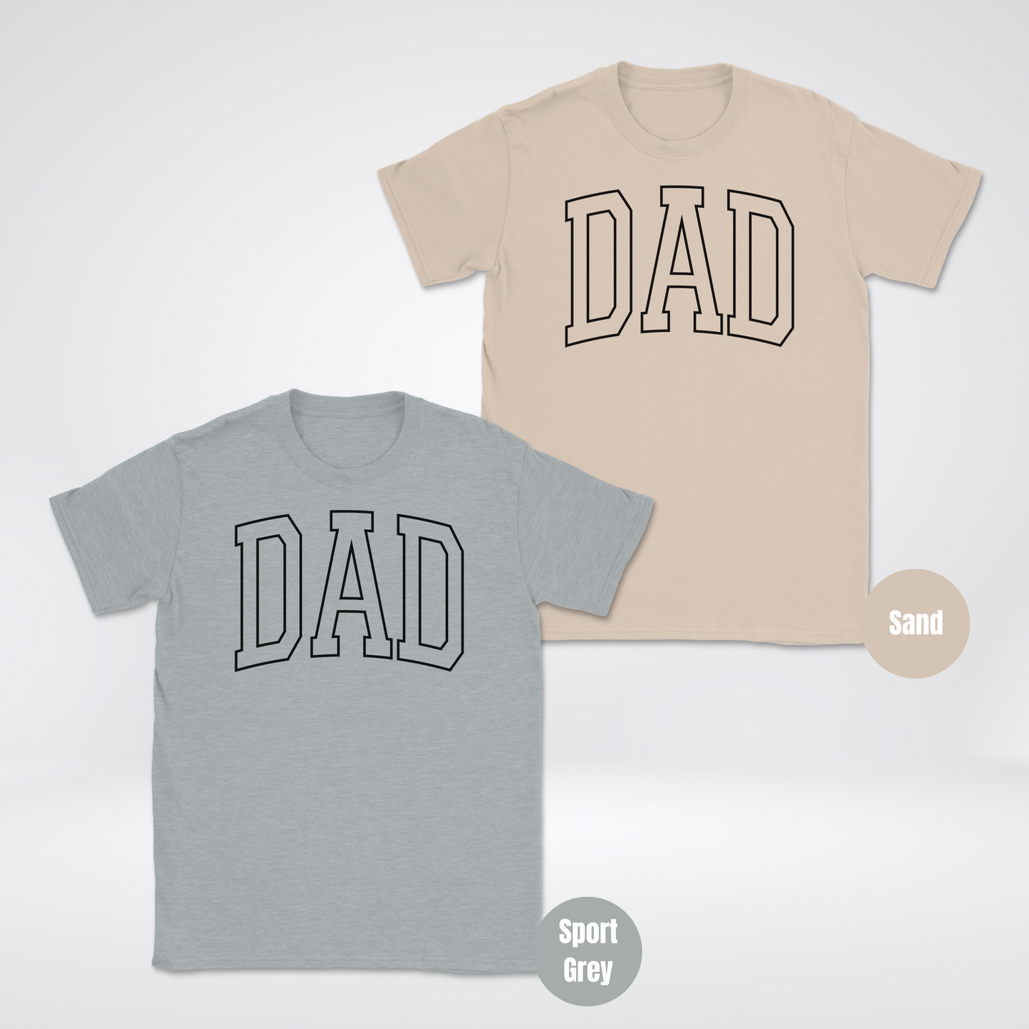 Dad Outline Unisex Softstyle T-Shirt