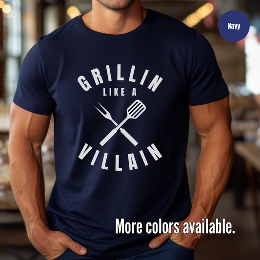 Grillin Like A Villain 2 Unisex Softstyle T-Shirt