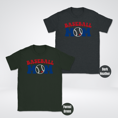 Baseball Mom Unisex Softstyle T-Shirt