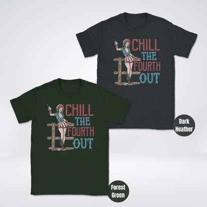 Chill The Fourth Out Unisex Softstyle T-Shirt