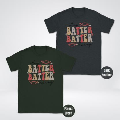 Hey Batter Batter Swing Unisex Softstyle T-Shirt