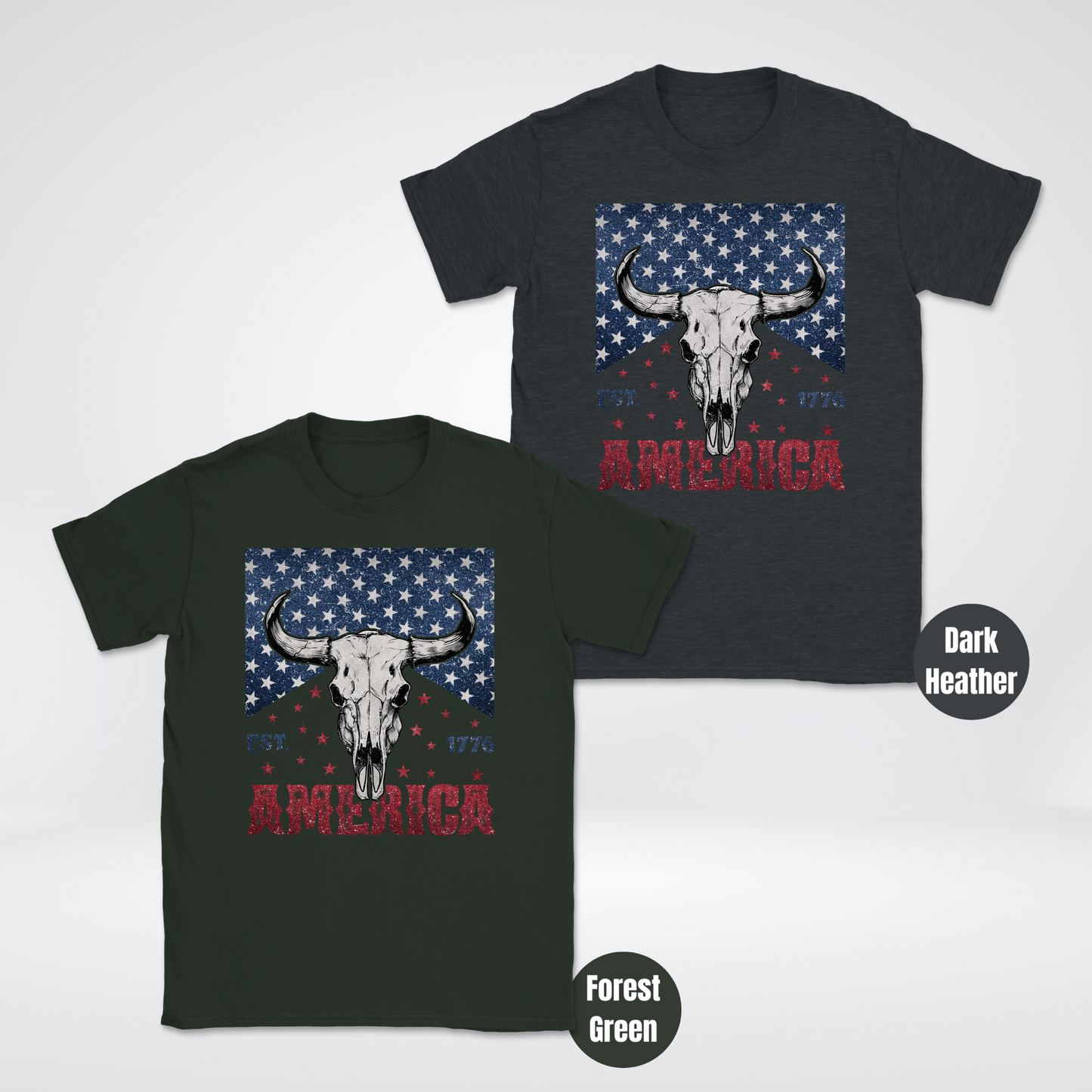 Western American Est 1776 Unisex Softstyle T-Shirt