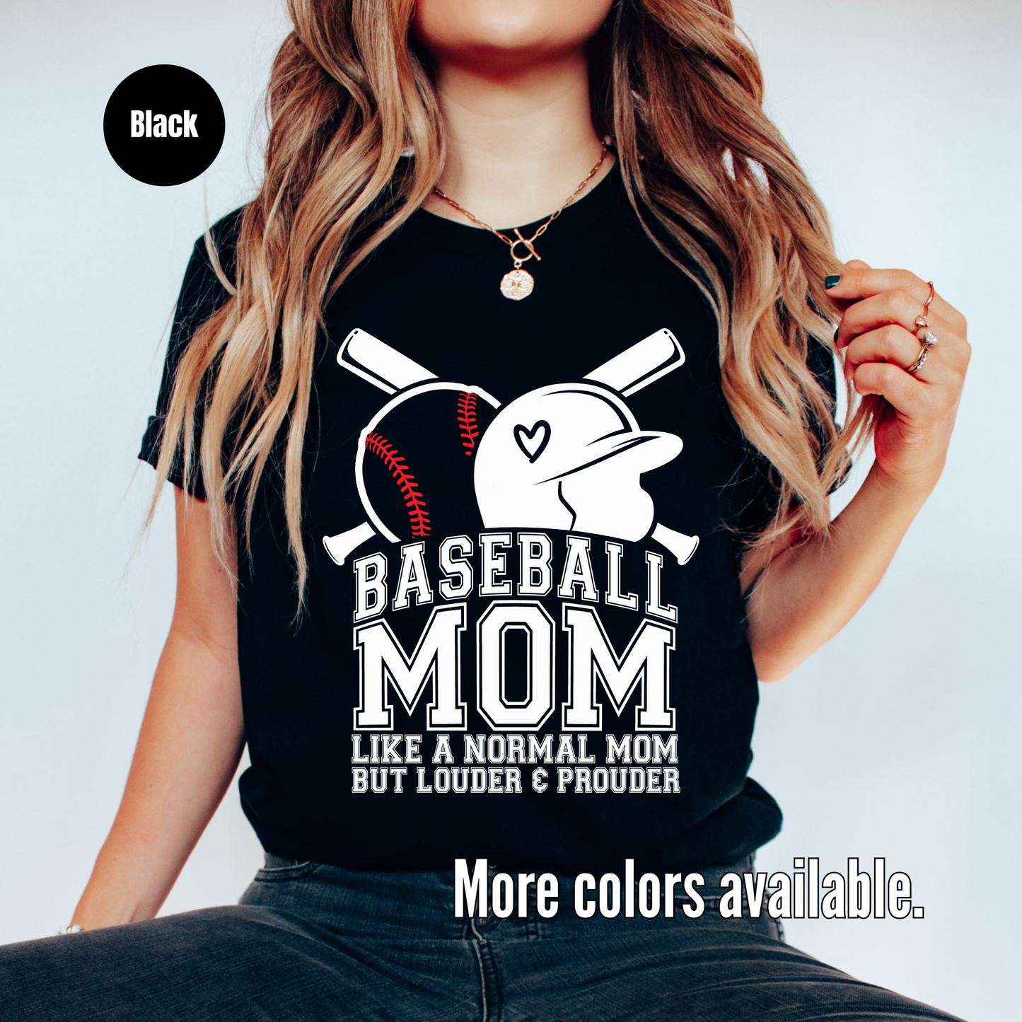 Baseball Mom Louder And Prouder Softstyle T-Shirt