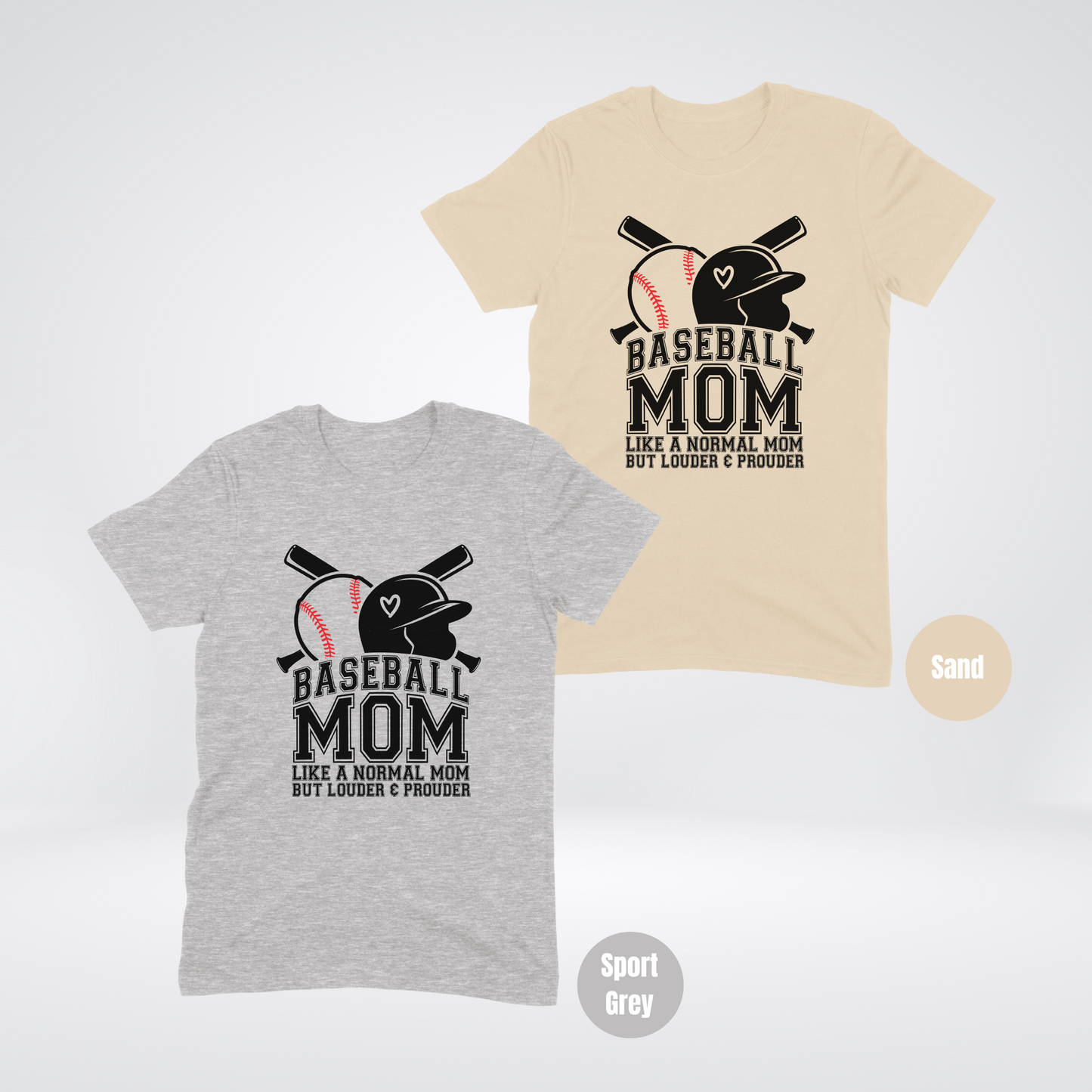 Baseball Mom Louder And Prouder Softstyle T-Shirt