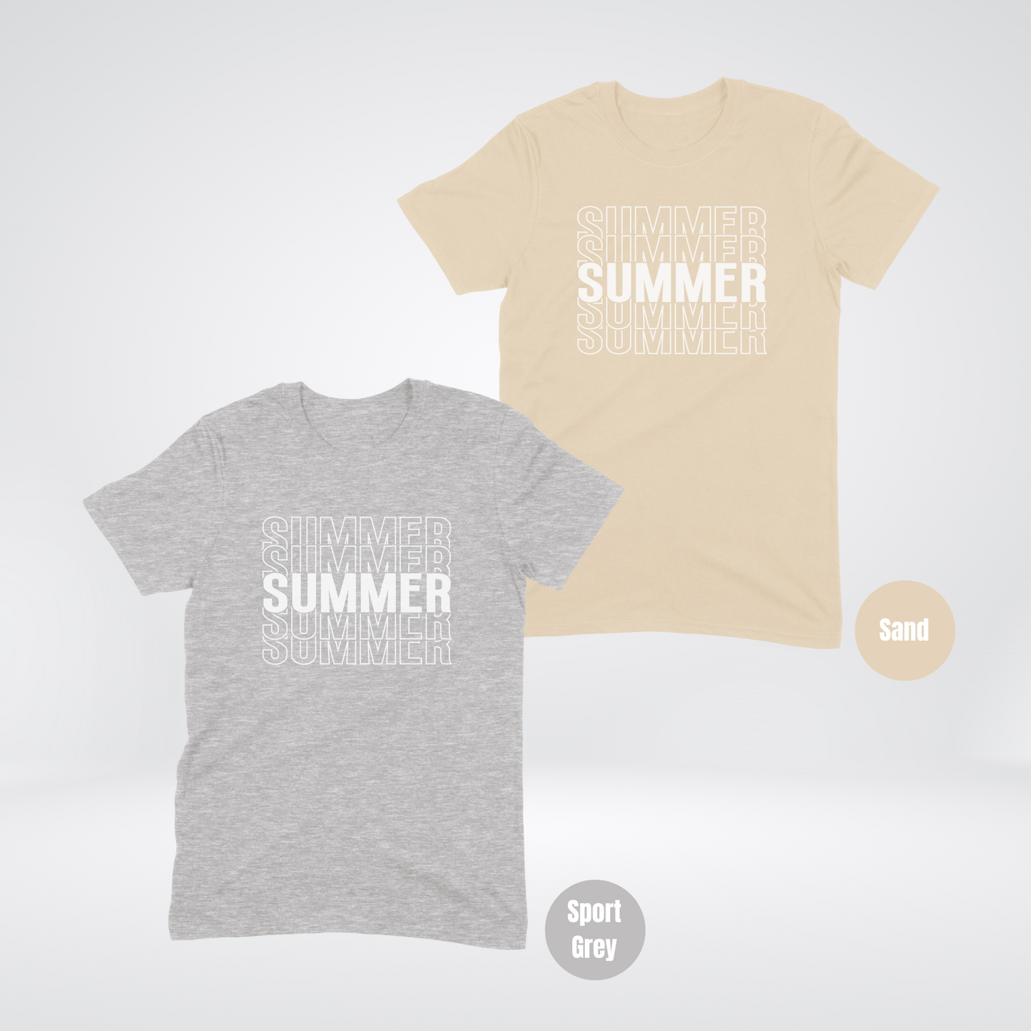 SUMMER White Softstyle T-Shirt