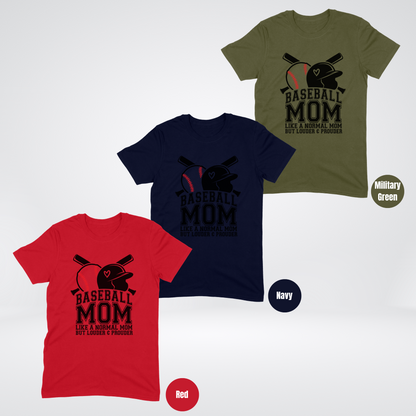 Baseball Mom Louder And Prouder Softstyle T-Shirt