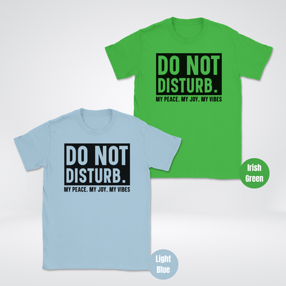 Do Not Disturb My Peace My Joy My Vibes Unisex Softstyle T-Shirt
