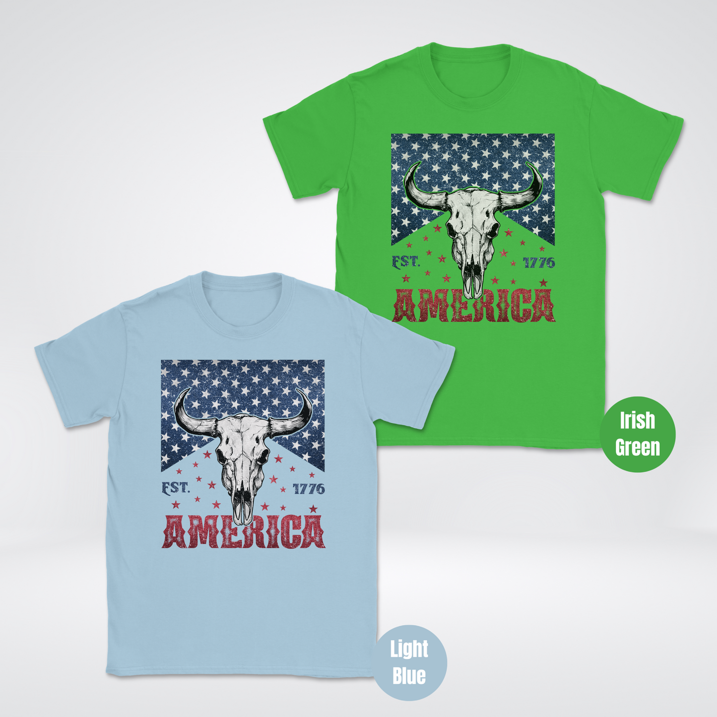 Western American Est 1776 Unisex Softstyle T-Shirt