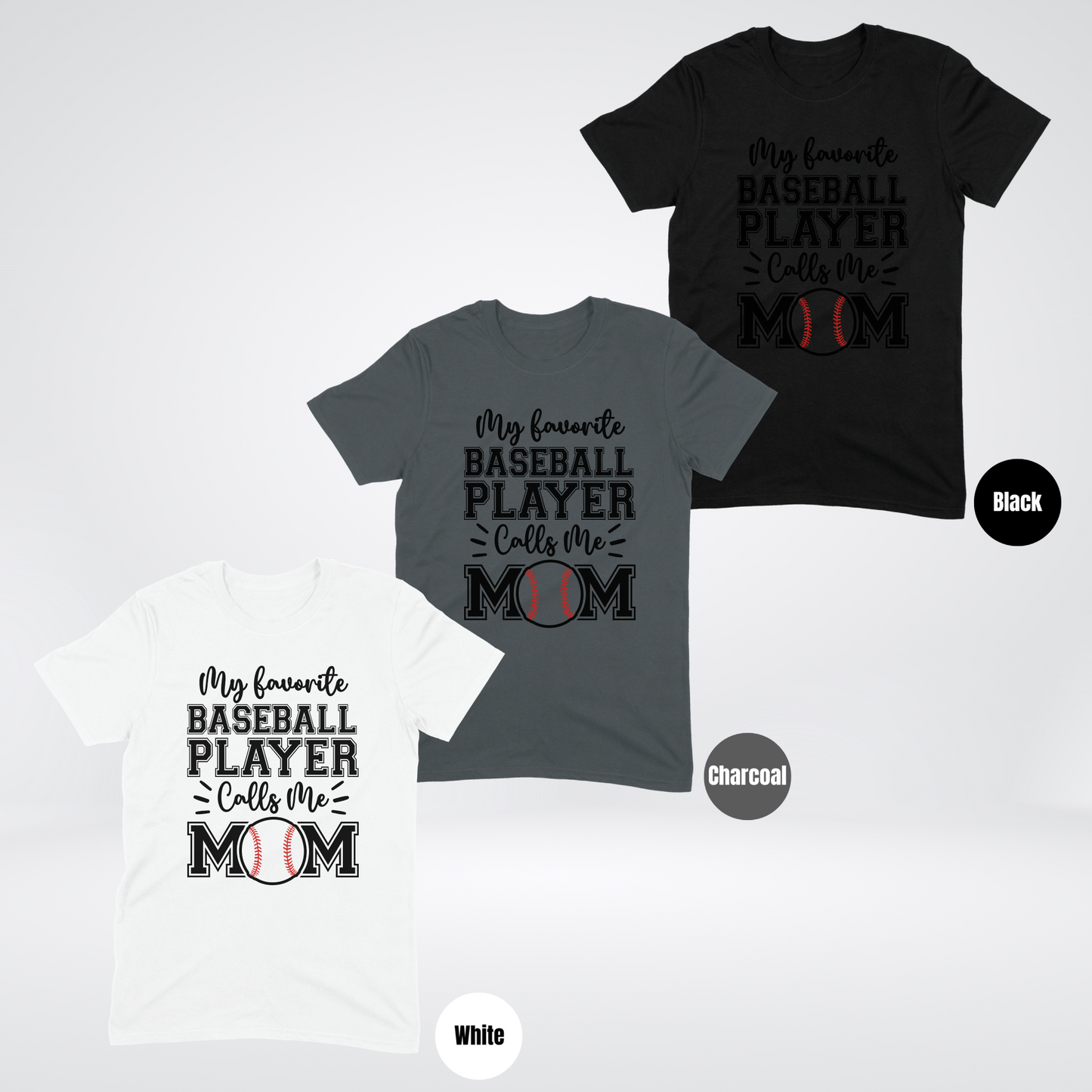 My Favorite Baseball Player Calls Me Mom Softstyle T-Shirt