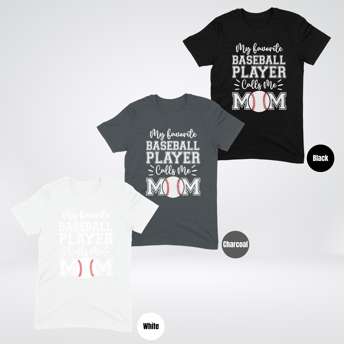 My Favorite Baseball Player Calls Me Mom Softstyle T-Shirt