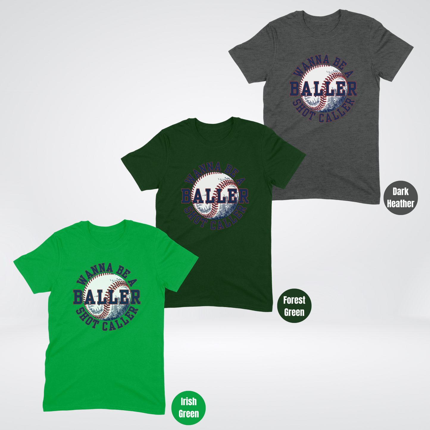 Wanna Be A Baller Shot Caller Softstyle T-Shirt