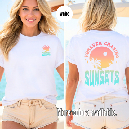 Forever Chasing Sunsets Softstyle T-Shirt