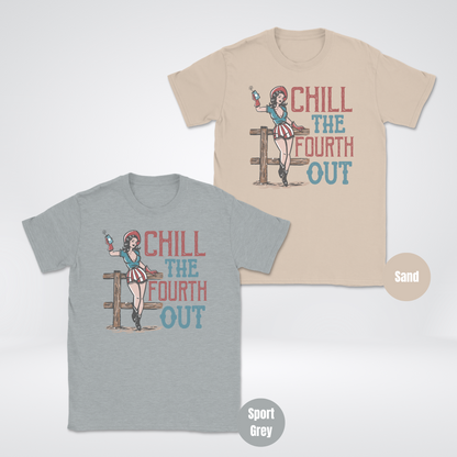 Chill The Fourth Out Unisex Softstyle T-Shirt