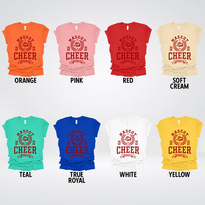 Custom Mascot, Year, & Name – Maroon - Cheer Design 24 T-Shirt