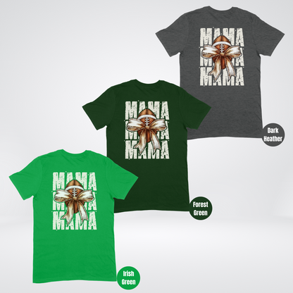 Coquette Football Mama T-Shirt