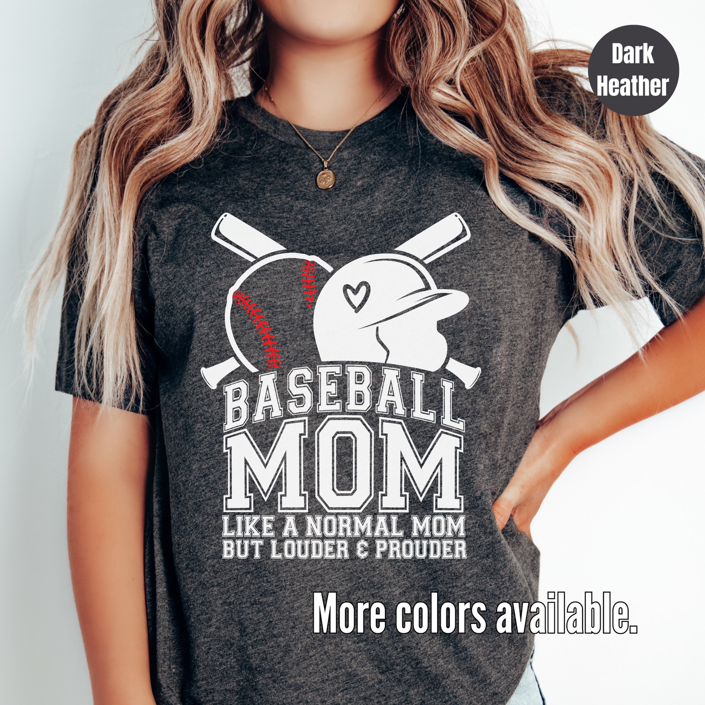 Baseball Mom Louder And Prouder Softstyle T-Shirt