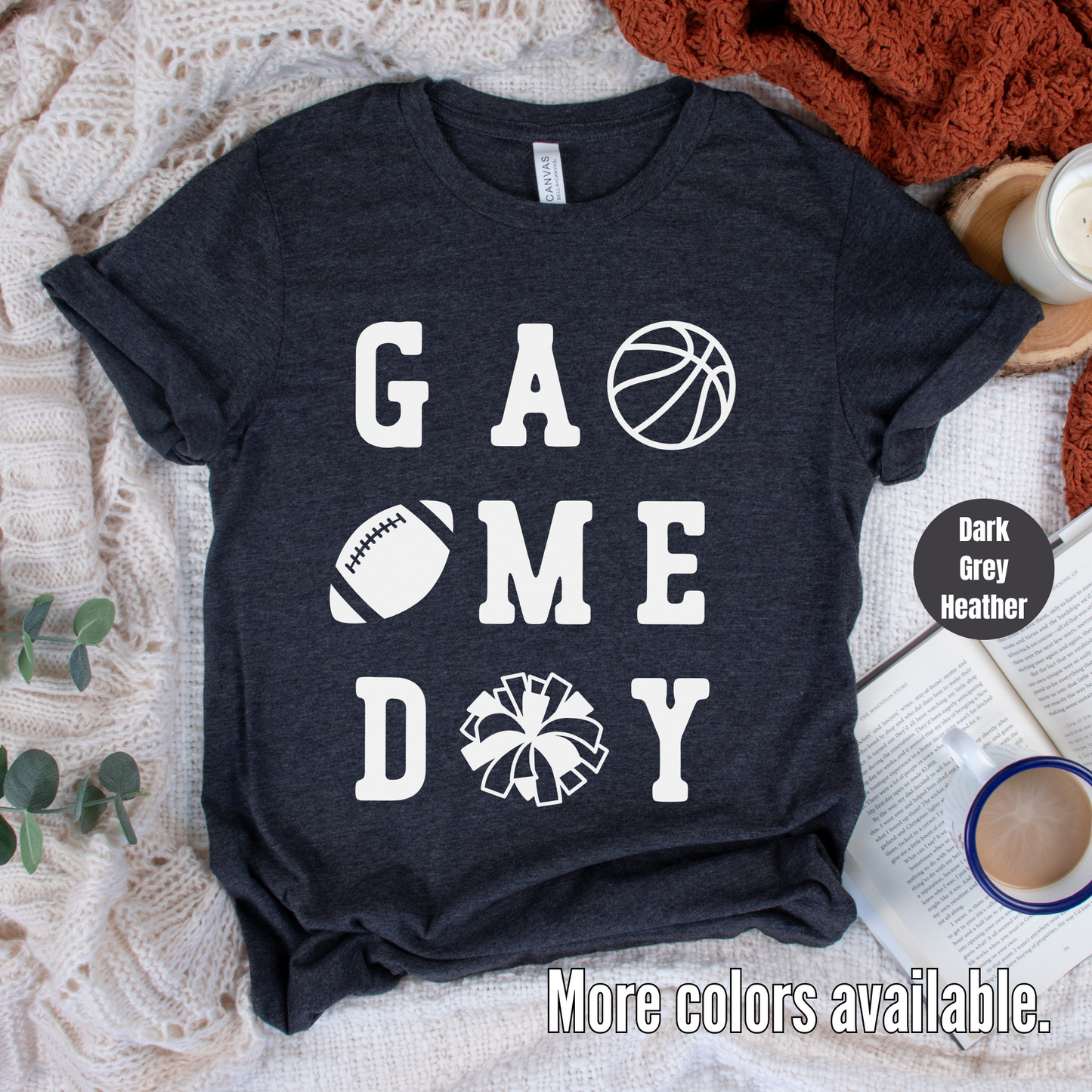 Game Day Basketball Football Cheer T-Shirt