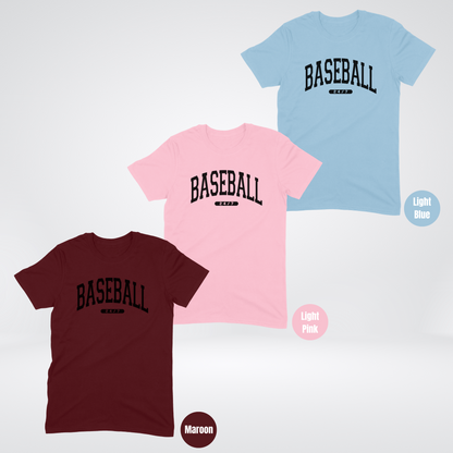 BASEBALL 24/7 Black Lettering T-Shirt