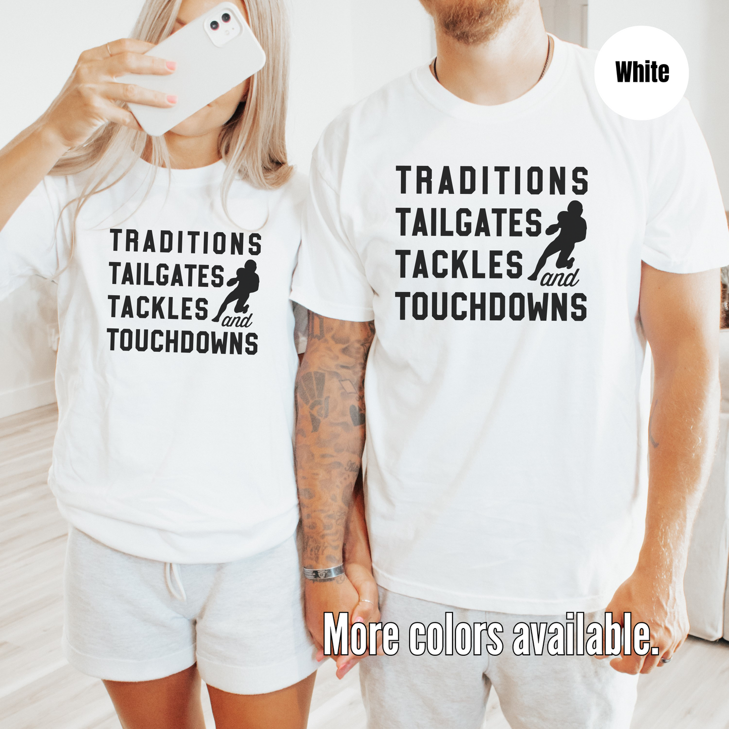 Traditions Tailgates Tackles And Touchdowns T-Shirt